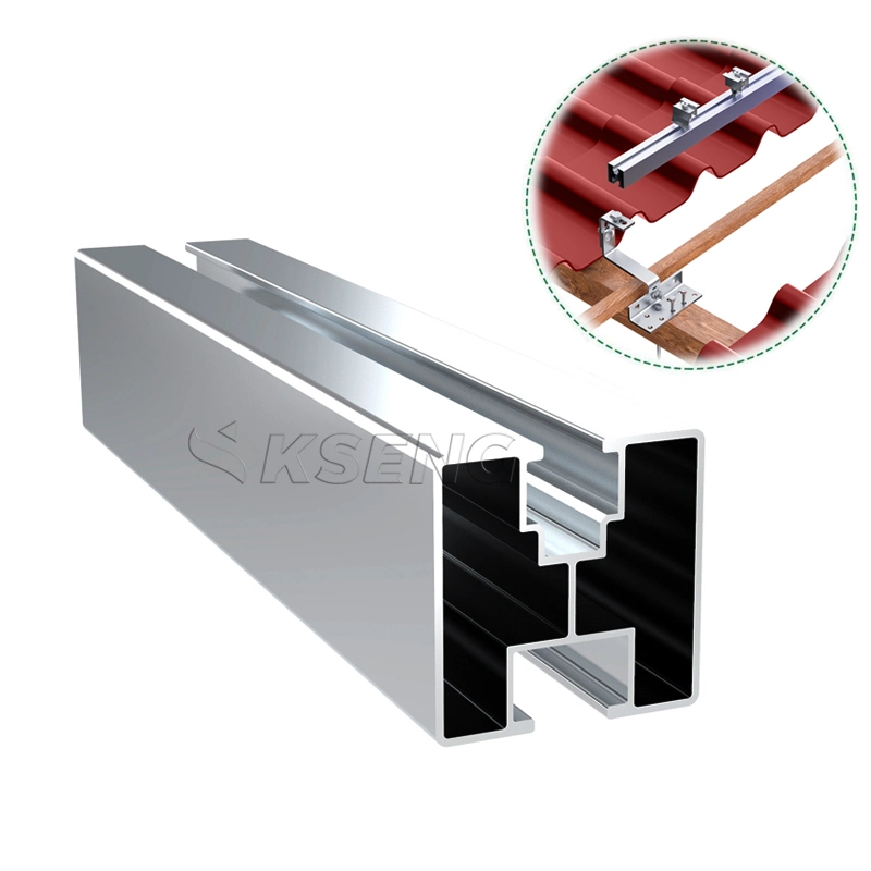 High Efficient Installation Aluminium Solar Panel Brackets PV Tile Roof Mounting Systems