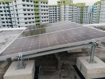 Sistema di montaggio solare su tetto Sistema di montaggio fotovoltaico su tetto piano