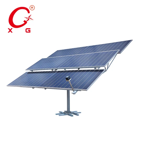 Sistema di inseguimento solare fotovoltaico a due assi da 2,4 kW Smart Tracker traccia automaticamente l'intero sistema T5