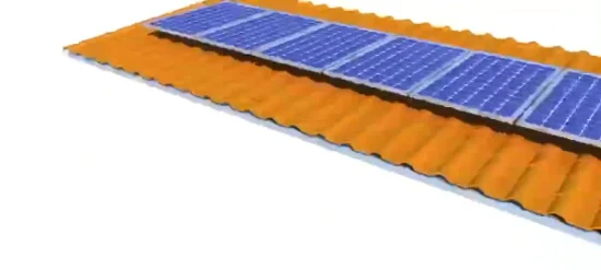 Struttura di montaggio fotovoltaica solare per tegole smaltate di buona qualità, sistema di pannelli solari in alluminio per sistema di energia solare/sistema di energia solare domestico