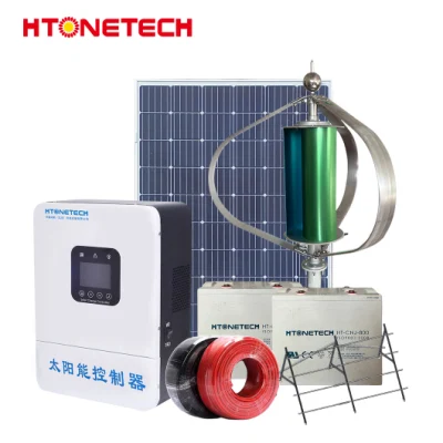 Htonetech produce pannelli solari monosolidi, kit di energia eolica e solare, sistema di energia eolica ibrida cinese con turbina eolica e regolatore di carica del pannello solare