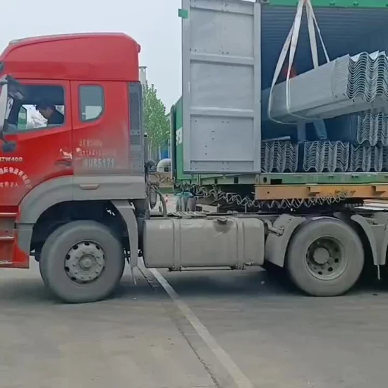 Barriera di sicurezza del traffico guardrail autostradale in ferro ondulato in vendita